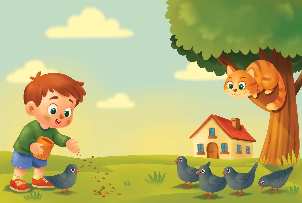 ماجد والقطُّ الماكر