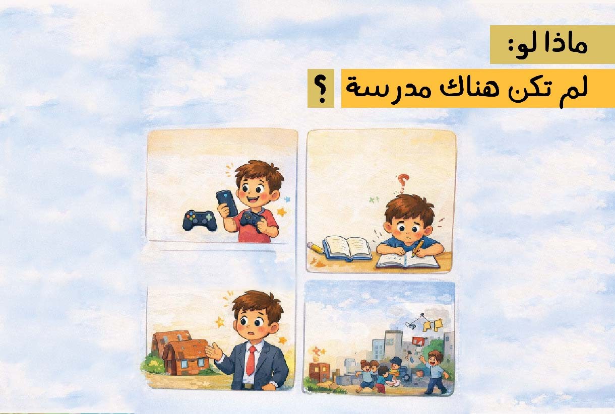 ماذا لو لم تكن هناك مدرسة؟